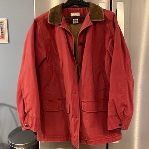 LL Bean Barn Coat Thinsulate Womens large